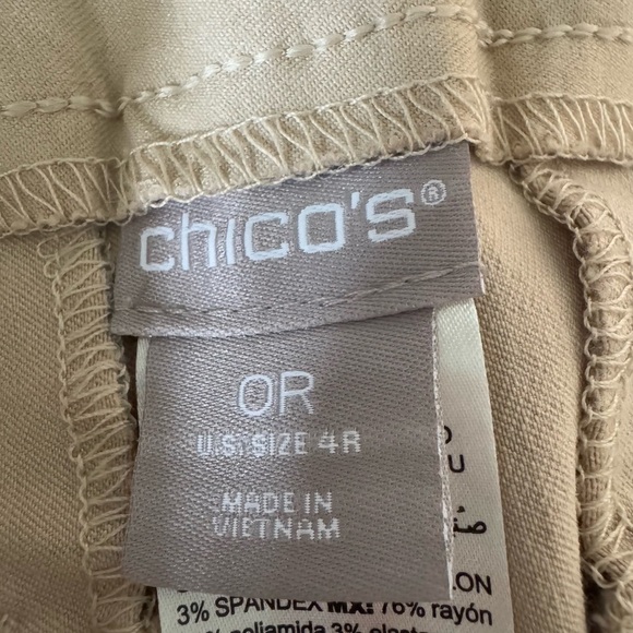 CHICOS Women's Pants (0R, US Size 4R) - Picture 3 of 3